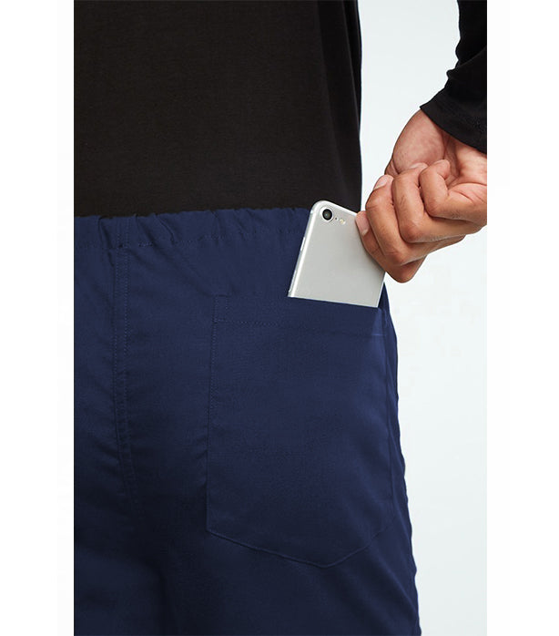 Stretch Unisex Scrub Set - 2 Pockets, Half Sleeves (1-Pocket Top & 1-Pocket Pant)