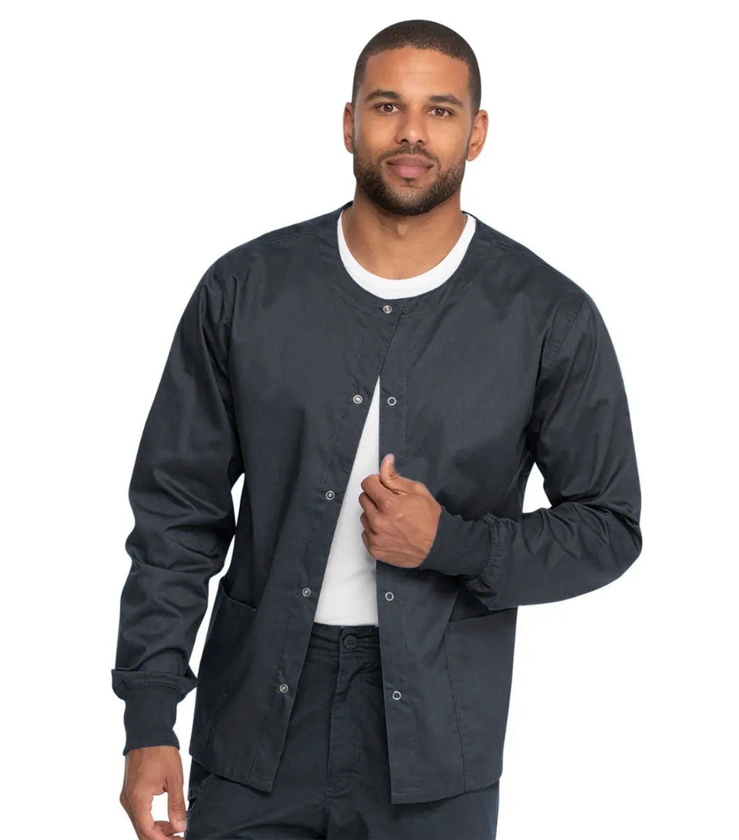Poplin Unisex Scrub Jacket Full-Sleeve with 2 Pockets
