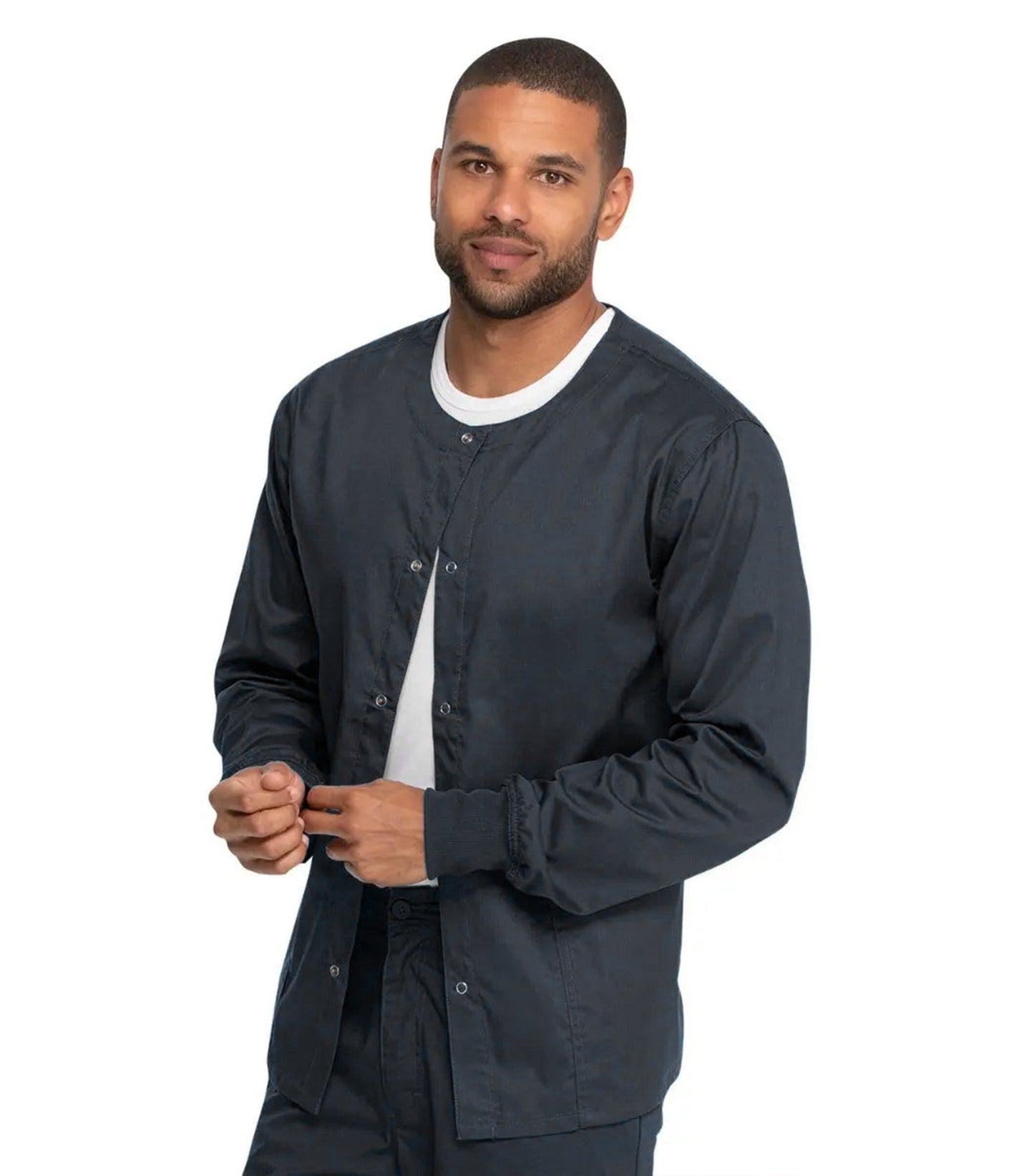 Poplin Unisex Scrub Jacket Full-Sleeve with 2 Pockets