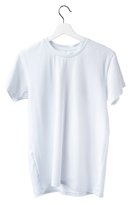 Polyester Interlock Stretch Fabric Unisex CoreLayer Underscrub Top - Half Sleeves, No Pockets